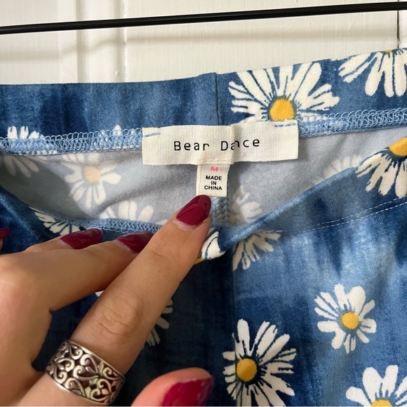 daisy print flare pants - Picture 4 of 7